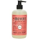 Mrs. Meyer's Clean Day Liquid Hand Soap, Rhubarb, 12.5 Fluid Ounce (Pack of 2)