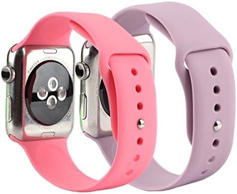 AnBell Replacement Band for Apple Watch, Strap Bands for iwatch, Silicone Sport Style Wristband, Both 38mm and 42mm Models Available
