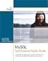 MySQL Certification Study Guide