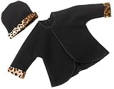 Leopard Collection Fleece Jacket & Hat Set:12 - 18 Months