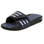 adidas Calissage Slide (Little Kid/Big Kid),Black/Silver/College Royal,2 M Little Kid