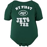 Reebok New York Jets Newborn My New First Creeper - Green (6-9 Months)