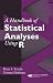 A Handbook of Statistical Analyses Using R