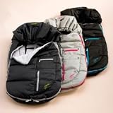 Keep your little bundle of joy bundled tight in this soft, cozy liner for car seats, strollers, joggers or bike trailers. Featuring a durable, water resistant outer shell and adjustable hood, it's specially designed for warmth and protection during the wi