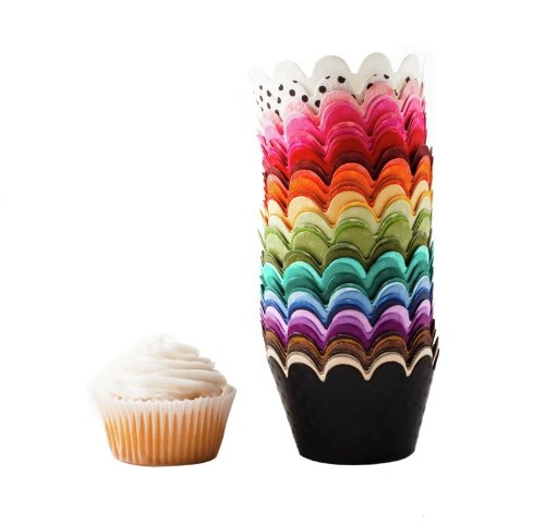 Dress My Cupcake Maya Mini Cupcake Wrappers Sample Pack, Set of 38