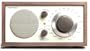Tivoli Audio Model One M1CLA AM / FM Table Radio, Classic / Walnut