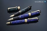 Aurora Optima - Auroloide Emerald Green Fine Point Fountain Pen - AU-996V-F