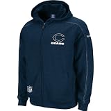 Reebok Chicago Bears Sideline Static Storm Hooded Sweatshirt Medium