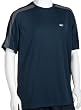 Reebok Men's Stadium PLAYDRY Stripe Short Sleeve Crew