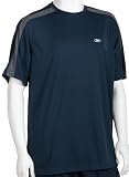 Reebok Men's Stadium PLAYDRY Stripe Short Sleeve Crew