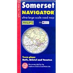 Navigator Road Map Somerset