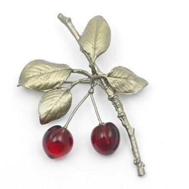 Cherries Brooch