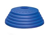 Tovolo Collapsible Blue Silicone Cooking Cover
