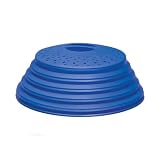 Tovolo Collapsible Blue Silicone Cooking Cover