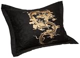 Natori Komoda Dragon Black Sham
