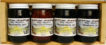 Homemade Jam 4 pack of 21oz Jars by Misty Meadows