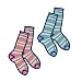 Life is good Cotton Crew Striped Socks for Women