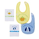 I Play Boys’ Burp Pad/Bib Set– 3-6 Months