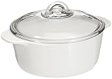 Pyrex RCP200 Pyroflam Kasserolle mit Glasdeckel (rund)