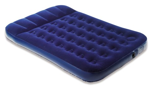 Childrens Toyshop   : Gelert Double Flock Airbed inc Inflator