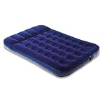 Gelert Double Flock Airbed inc Inflator