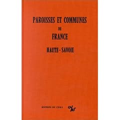 Paroisses et communes de France : Dictionnaire d'histoire administrative et d�mographique : Haute-Savoie