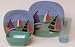 12 California Dreamin Boat Design Dinner Plates