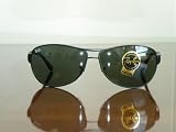 Ray Ban RB3342 Matte Black Crystal Green 006 60MM Sunglasses