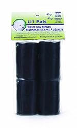 Li'l Pals Waste Bag Refills, Package of 4 Refills, 27 Bags per Refill