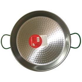 Paella Pan - Polished Carbon Steel 38 cm / 8 Servings