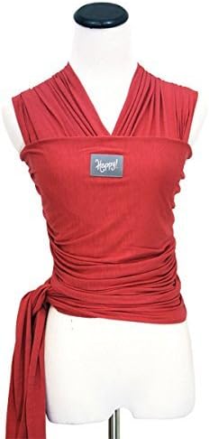 Happy Wrap Organic Bamboo Baby Carrier (Vermilion) Color: Vermilion Model: Black (Newborn, Child, Infant)