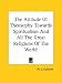Book The Attitude Of Theosophy Towards Spiritualism And All The Great Religions Of The World