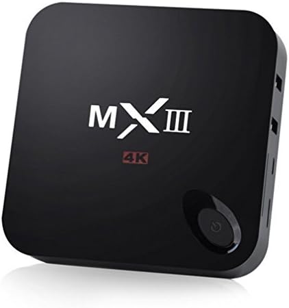 P PLATER® Beelink MXIII Plus XBMC Android 4.4 Smart TV Box Amlogic S812 Quad Core 2GB Ram 8GB Rom H.265 4K HDMI Streaming Media Player Dual Band Wifi AC 2.4G/5GHZ Wifi Bluetooth 4.0 Miracast DLNA OTG Remote Controller