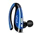 Bluetooth Headphone, Wireless Headset T2, Handsfree Earbud with Mic for iPhone and Android (black/blue)
