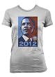 Cybertela Barack Obama 2012 Junior Girls T-shirt President Democrat Tees