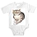 Onesie with cat, siberian, canine