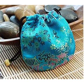 Embroidered Jewelry Pouch Coin Purse - Set of Five
