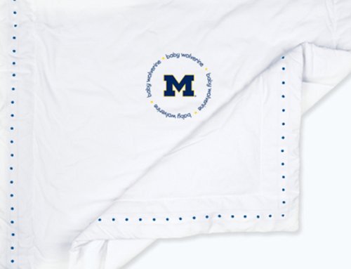 Baby Fanatic University of Michigan Quilt Linens