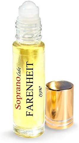 SopranoLabs Impression of_Farenheit_type for men. Coconut Oil based Perfume Body Oil. Vegan. Not tested on animals. Roll On. 0.33 fl oz (10 ml)