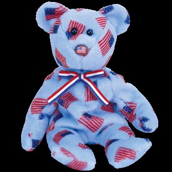 TY Beanie Baby - UNION the Bear (w/ USA Flag Nose)