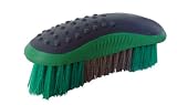 Horse Grooming Finishing Brush Easy Grip Red