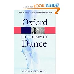The Oxford Dictionary of Dance (Oxford Paperback Reference)