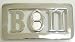 Beta Theta Pi Fraternity Chrome Belt Buckle Image