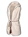BIADANI Women Soft Hood Fur Vest