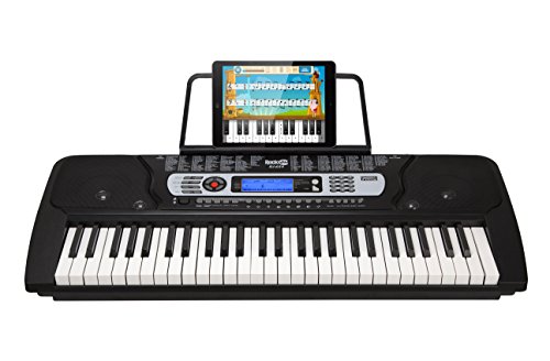 RockJam 54-Key Portable Electronic Keyboard with Interactive LCD Screen &amp; Includes Piano Maestro Teaching App with 30 Songs