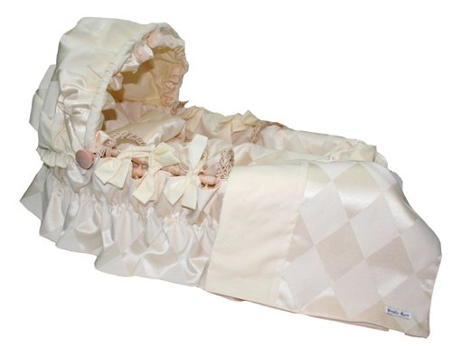 Wendy Anne Ivory Diamond Moses Basket