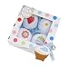 The Baby Bunch Cupcakes Box of Four - Blue and White, 0-6 Months