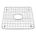 InterDesign Sink Grid with Hole, Polished Stainless Steel, 12.75x11 inches