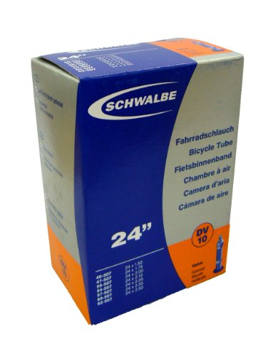 Schwalbe Luftschlauch - Fahrrad DV10, schwarz, 24 Zoll, 10421611