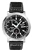 Nautica A95001 Gents Multi Round Black Leather Strap Watch